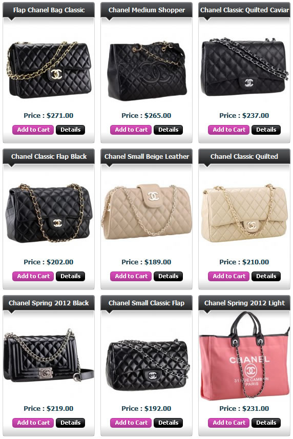 Replica Chanel Handbags Pureses